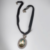 Handmade Necklace With Velvet Ribbon and Romantic Pendant 2