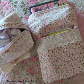 Floral Makeup Bag and Book case