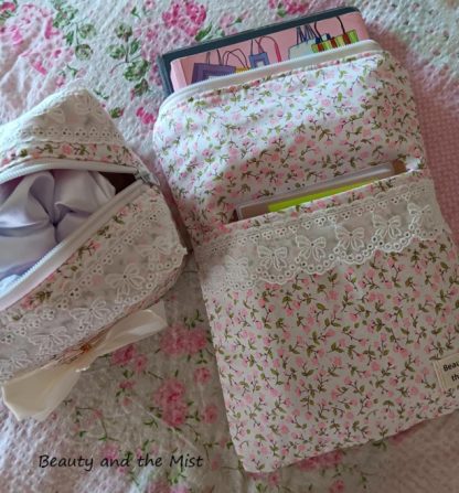 Floral Makeup Bag and Book case
