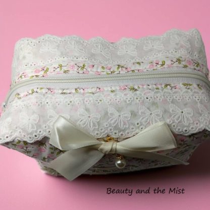 Beauty and the Mist Floral Makeup Bag
