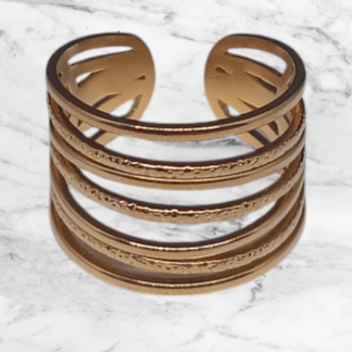 Stainless Steel Ring Gold