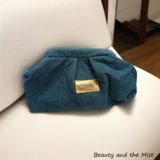 Handmade Petrol Clutch Bag