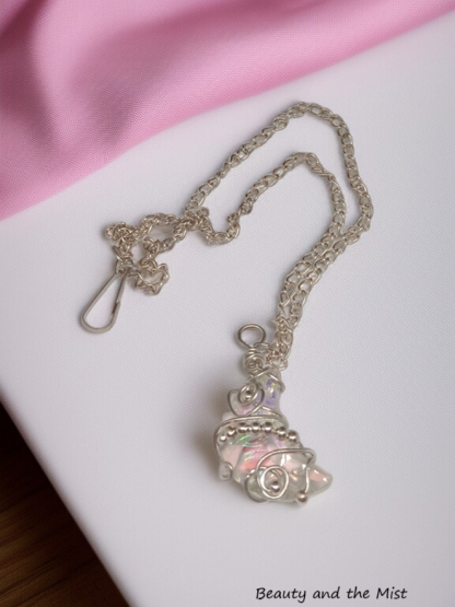 Handmade Necklace With Moon Pendant