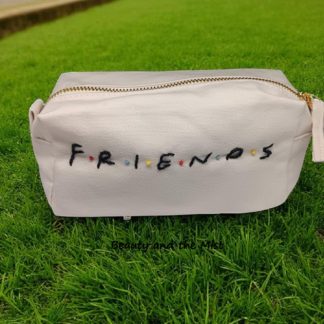 Ηand Embroidered FRIENDS Accessories Bag